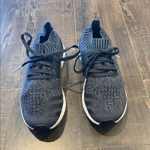 adidas Black and Gray Knit Sneakers
